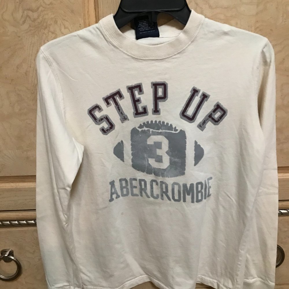 Abercrombie boys football LS tee